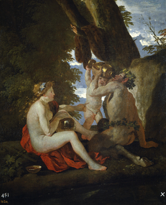 Bacchic Scene by Nicolas Poussin