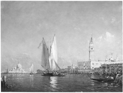 Bacino di San Marco, Venice by Félix Ziem