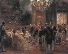 Ballpause by Adolph von Menzel