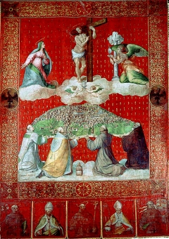 Banner of the city of Aquila by Giovan Paolo Cardone