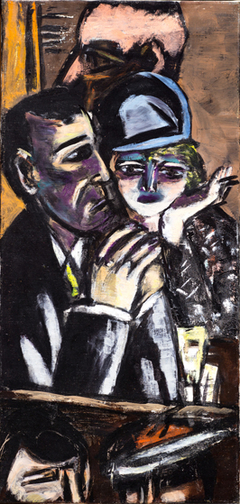 Bar, Brown by Max Beckmann