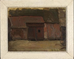 Barn doors of a Brabant farm building by Piet Mondrian