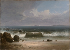 Beach Scene with Rocks I by Thomas Doughty