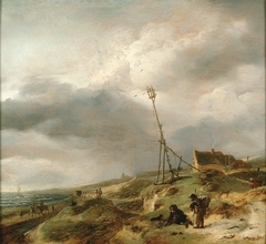 Beach with Dunes near Zandvoort by Jan Wouwerman