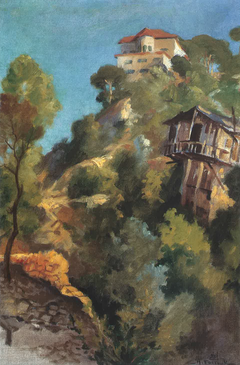 Bikfaya. The Palace and the cabin by Moustafa Farroukh