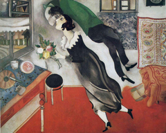 Birthday by Marc Chagall