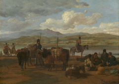 Bivouac of Cossacks by Wilhelm von Kobell