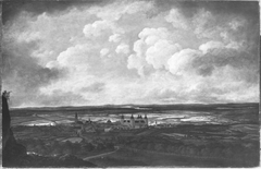 Blick auf Aschaffenburg von Osten (Aschaffenburger Zyklus) by Ferdinand Kobell