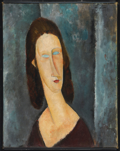 Blue Eyes (Portrait of Madame Jeanne Hébuterne) by Amedeo Modigliani