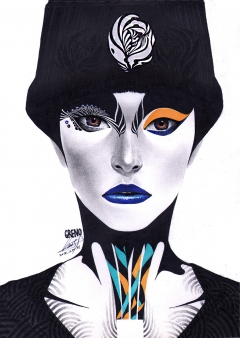 Blue lip by Minjae Lee