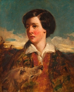 Boy with a Hound by Thomas Faed