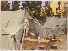 Camp at Lake O'Hara by John Singer Sargent