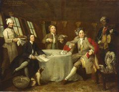 Captain Lord George Graham in his Cabin by William Hogarth