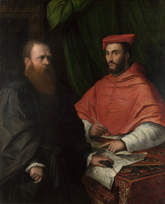 Cardinal Ippolito de' Medici and Monsignor Mario Bracci by Anonymous