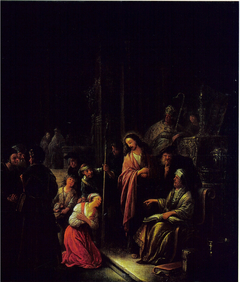 Christ and the Woman Taken in Adultery by Gerrit de Wet