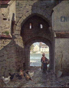 Citygate in Moret-sur-Loing by Frederik Collett