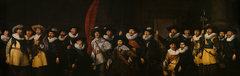 Civic guardsmen from the company of captain Jacob Symonszn de Vries and lieutenant Dirck Jacobszn de Graeff by Thomas de Keyser