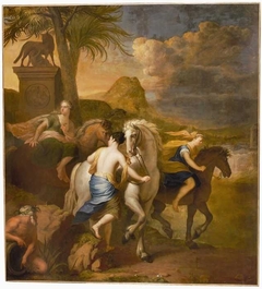 Cloelia aan de Tiber by Elias van Nijmegen