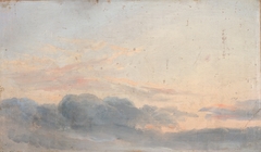 Cloud study by Johan Christian Dahl