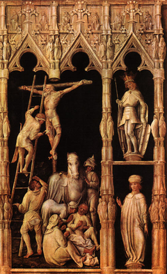 Crucifixion, detail from right side by Gabriel Angler