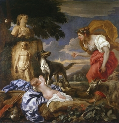 Cyrus with the Shepherd's Wife Spako by Giovanni Benedetto Castiglione