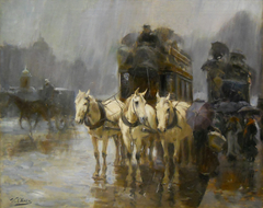 Día de lluvia en Paris by Ulpiano Checa