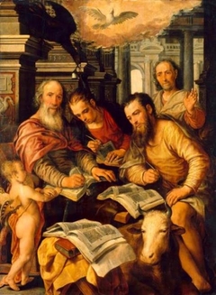 Die vier Evangelisten by Joachim Beuckelaer