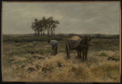 Digging Sand, or The Sand Cart by Anton Mauve