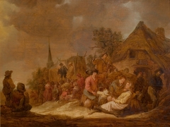 Dorpskermis by Benjamin Gerritsz Cuyp