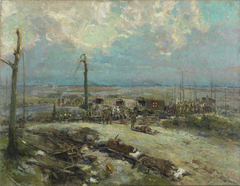 Dressing Station in the Field - Arras 1918 by Alfred Bastien