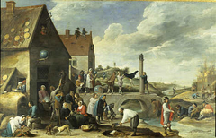 Dutch Proverbs by David Teniers the Younger