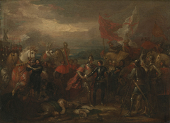 Edward III with the Black Prince after the Battle of Crécy by Benjamin West