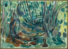 Elm Forest in Summer by Edvard Munch