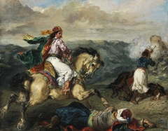 Episode from the Greek War of Independence by Eugène Delacroix