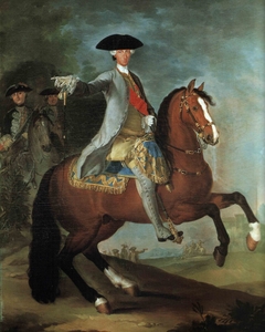 Equestrian Portrait of Charles of Bourbon by Francesco Liani