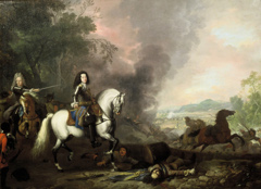 Equestrian Portrait of Hendrik Casimir II (1657-1696) by Jan van Huchtenburgh