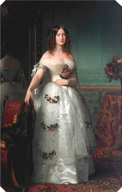 Eugenia de Montijo, condesa de Teba by Federico de Madrazo y Kuntz