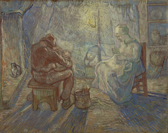 Evening hours (after Millet) by Vincent van Gogh