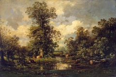 Forest Landscape by Jules Dupré