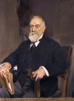 Francisco Rodríguez Marín by Joaquín Sorolla