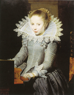 Girl at a Virginal by Cornelis de Vos