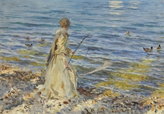 Girl Fishing by John Singer Sargent