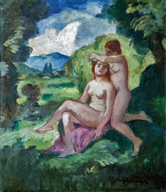 Girls on the Riverside by Béla Iványi-Grünwald