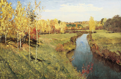 Golden Autumn by Isaac Levitan