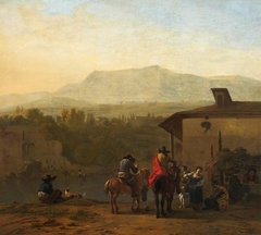 Halt at an Italian Winehouse Door by Karel Dujardin