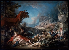 Halt at the Spring by François Boucher