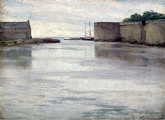 Harbor of Concarneau by Thomas Alexander Harrison