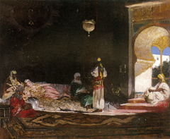 Harem Scene by Jean-Joseph Benjamin-Constant