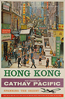 Hong Kong, fly there Cathay Pacific, spanning the Orient by Anonymous