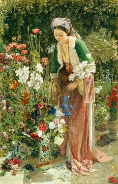 In the Bey's Garden by John Frederick Lewis